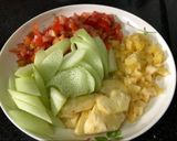 Hình bước làm 1 của món Canh chua chay