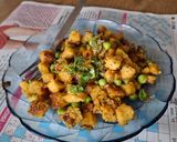 A picture of step 4 of Multigrain Bread Upma.