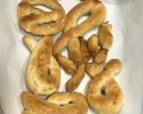 A picture of step 7 of TARALLI or TARALLINI: Italian Fennel Savoury Biscottis/Pretzels.