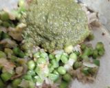 A picture of step 8 of Three coloured Rice.