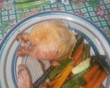 Foto del paso 6 de la receta: Pollo a la sal con verduras al horno