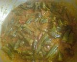 A picture of step 14 of Masala Bhindi.