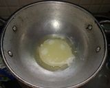 A picture of step 1 of Milk powder burfi.