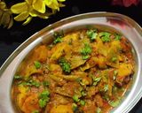 सिम आलू की सरसों वाली सब्जी। रेसिपी चरण 9 फोटो
