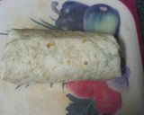 A picture of step 5 of Flavourful Egg and Vegetable Wrap.