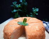 Foto langkah ke 4 dari resep Mille crepes cake orange.