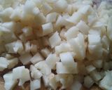 A picture of step 1 of Potato curry(dry).