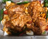Foto langkah ke 4 dari resep Roasted chiken with vegetable/ayam panggang dengan sayuran.