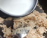 A picture of step 2 of Malai halwa.