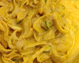 A picture of step 5 of Onion Cheese Pakoda.