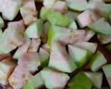 A picture of step 2 of Zesty Pomegranate & Guava Fruit chaat.