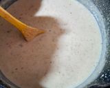 عکس مرحله 2 از دستور فرنی خرما بيسکوئيتی