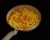 Foto del paso 6 de la receta: Fideos Udon con salsa agridulce, pollo y piña
