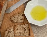 A picture of step 2 of Olive Oil, Salt and Bread.