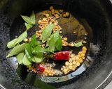 A picture of step 2 of Chana Sundal for Ganesh Chaturthi.
