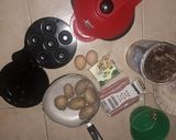 A picture of step 1 of Potato souffle.