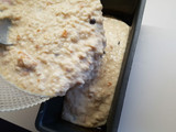 Puding de pan con almendra y chocolate