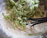 Une image de l'étape 3 de Clafoutis de courgettes mascarpone.