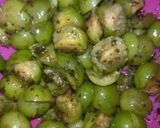 عکس مرحله 3 از دستور هالی دشکن(گوجه سبز شکسته)