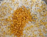A picture of step 1 of Palak khichdi.