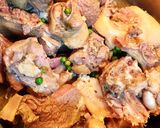 Hình bước làm 2 của món Vịt Nấu Tiêu Xanh