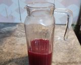 A picture of step 3 of Black currant ice discs.