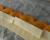 Foto del paso 3 de la receta: Flor de Pérsimon con Jamón y Queso
