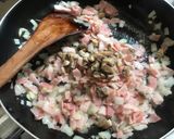 A picture of step 2 of Cream of Mushroom Soup.