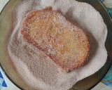 A picture of step 8 of Torrijas in Syrup.