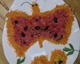A picture of step 1 of Butterfly fried rice.