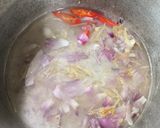 Gambar langkah 2 resipi Masak lemak labu air.