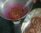 A picture of step 8 of Strawberry sweet jalebi.