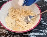 A picture of step 7 of 3 color Pakora Karhi.