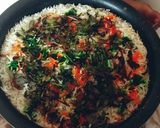 कोळंबी बिर्याणी (kolambi biryani recipe in marathi) रेसिपी स्टेप 6 फोटो 