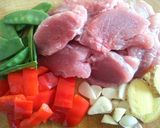 Foto del paso 1 de la receta: Pak Choi salteado con Cerdo 👍🇵🇪