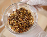 A picture of step 2 of Crunchy! Easy Cocoa Cookies with Almonds, Walnuts, and Raisins🍪.