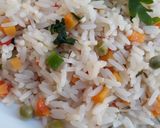 A picture of step 3 of Braised Rice.