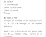 A picture of step 1 of Sajoer boontjes.