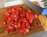 Une image de l'étape 8 de Aubergine violette italienne farcie thon tomates poivron.