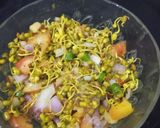 स्प्राउट मूंग मेथी पापड़ मसाला recipe in Hindi रेसिपी चरण 1 फोटो