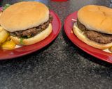 A picture of step 5 of Angus beef burgers 🍔.