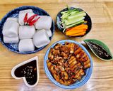 Hình bước làm 5 của món Bánh bao kẹp thịt rim