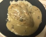 A picture of step 5 of Cream of Mushroom Chicken and Rice.