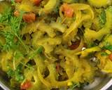 Karela sabji recipe step 2 photo