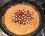 A picture of step 4 of Vegan German pecan frosting.