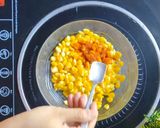 A picture of step 3 of Masala corn Street style.