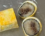 A picture of step 9 of Sukiyaki Beef Egg Roll.