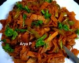 रोटी नुडल्स इन फ्युजन स्टाईल रेसिपी चरण 5 फोटो