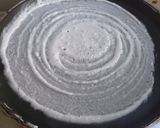 A picture of step 4 of Mysore bhaji dosa.