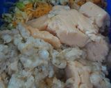 Foto langkah ke 5 dari resep Somay Ayam Udang lengkap bahan kulit dan bumbu.